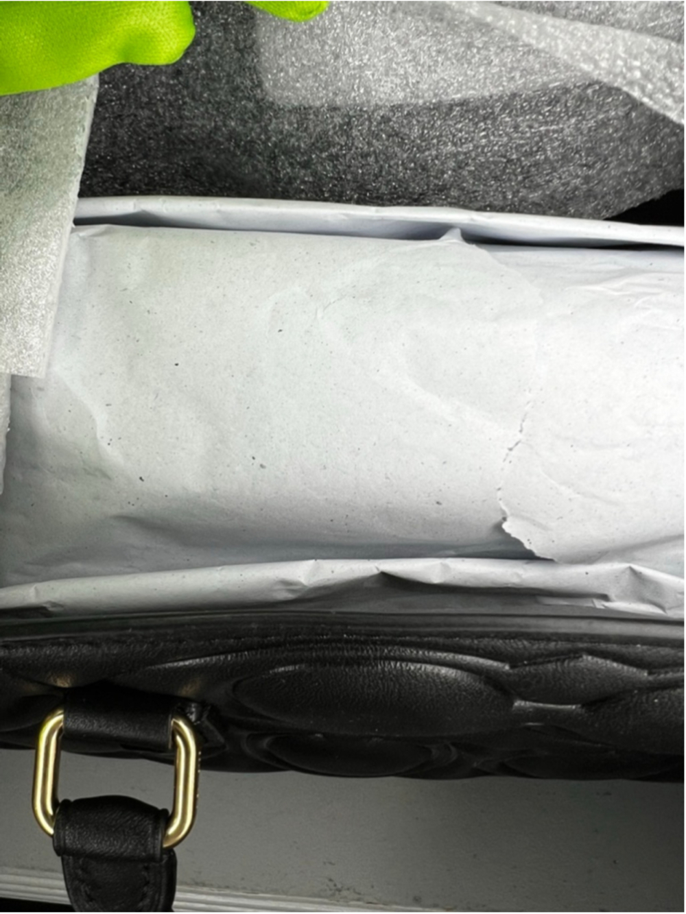 Maggie Tote Bag
In Signature Leather Gold/Black - Picture 6 of 8